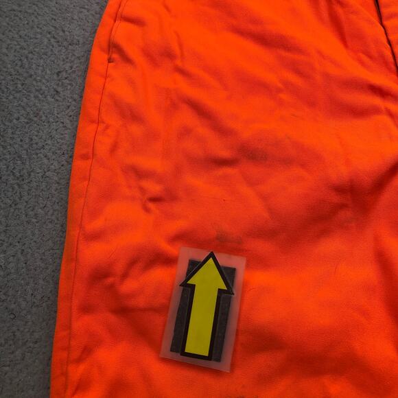 Vintage Woolrich Orange Hunting Pants Mens 42x30 Insulated Nylon Safety Blaze - Picture 10 of 16